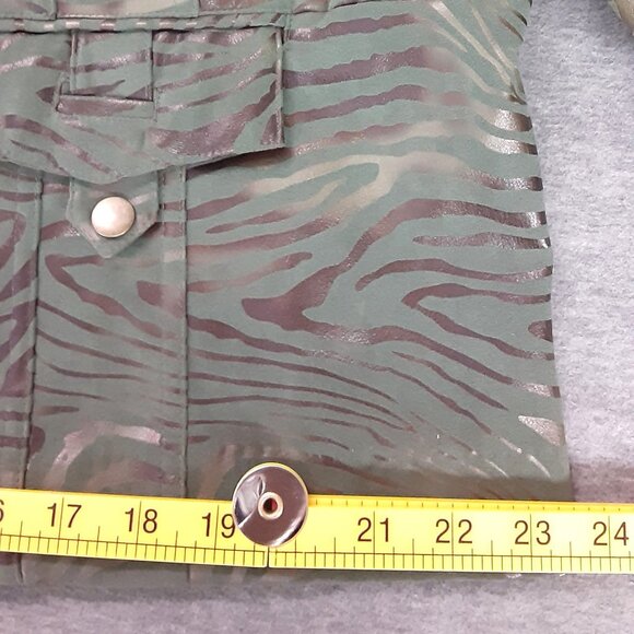 Southern Lady Jacket Size 16, Animal Print, Long Sleeve, Pockets, Shoulder pads - Picture 7 of 12